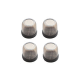 4pcs / Set Thickened Wear-Resistant Table And Chair Leg Covers Household Quiet Non-Slip Stool Foot Protector, Mini Small Round Transparent, Mini Small Round Light Gray, Mini Small Round Light Brown, Mini Small Square Transparent                        ...