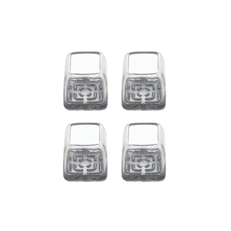 4pcs / Set Thickened Wear-Resistant Table And Chair Leg Covers Household Quiet Non-Slip Stool Foot Protector, Mini Small Round Transparent, Mini Small Round Light Gray, Mini Small Round Light Brown, Mini Small Square Transparent                        ...