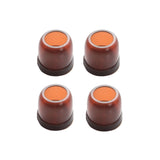 4pcs / Set Thickened Wear-Resistant Table And Chair Leg Covers Household Quiet Non-Slip Stool Foot Protector, Mini Small Round Transparent, Mini Small Round Light Gray, Mini Small Round Light Brown, Mini Small Square Transparent                        ...