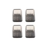 4pcs / Set Thickened Wear-Resistant Table And Chair Leg Covers Household Quiet Non-Slip Stool Foot Protector, Mini Small Round Transparent, Mini Small Round Light Gray, Mini Small Round Light Brown, Mini Small Square Transparent                        ...