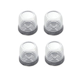 4pcs / Set Thickened Wear-Resistant Table And Chair Leg Covers Household Quiet Non-Slip Stool Foot Protector, Mini Small Round Transparent, Mini Small Round Light Gray, Mini Small Round Light Brown, Mini Small Square Transparent                        ...