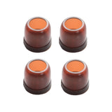 4pcs / Set Thickened Wear-Resistant Table And Chair Leg Covers Household Quiet Non-Slip Stool Foot Protector, Mini Small Round Transparent, Mini Small Round Light Gray, Mini Small Round Light Brown, Mini Small Square Transparent                        ...