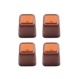 4pcs / Set Thickened Wear-Resistant Table And Chair Leg Covers Household Quiet Non-Slip Stool Foot Protector, Mini Small Round Transparent, Mini Small Round Light Gray, Mini Small Round Light Brown, Mini Small Square Transparent                        ...