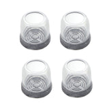 4pcs / Set Thickened Wear-Resistant Table And Chair Leg Covers Household Quiet Non-Slip Stool Foot Protector, Mini Small Round Transparent, Mini Small Round Light Gray, Mini Small Round Light Brown, Mini Small Square Transparent                        ...