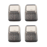 4pcs / Set Thickened Wear-Resistant Table And Chair Leg Covers Household Quiet Non-Slip Stool Foot Protector, Mini Small Round Transparent, Mini Small Round Light Gray, Mini Small Round Light Brown, Mini Small Square Transparent                        ...
