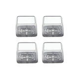 4pcs / Set Thickened Wear-Resistant Table And Chair Leg Covers Household Quiet Non-Slip Stool Foot Protector, Mini Small Round Transparent, Mini Small Round Light Gray, Mini Small Round Light Brown, Mini Small Square Transparent                        ...