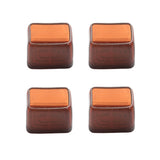 4pcs / Set Thickened Wear-Resistant Table And Chair Leg Covers Household Quiet Non-Slip Stool Foot Protector, Mini Small Round Transparent, Mini Small Round Light Gray, Mini Small Round Light Brown, Mini Small Square Transparent                        ...