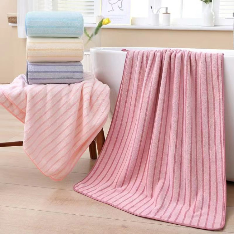2pcs /Set Thickened Coral Velvet Bath Towel Beach Towel Soft Absorbent No Linting, 70x140cm+35x75cm