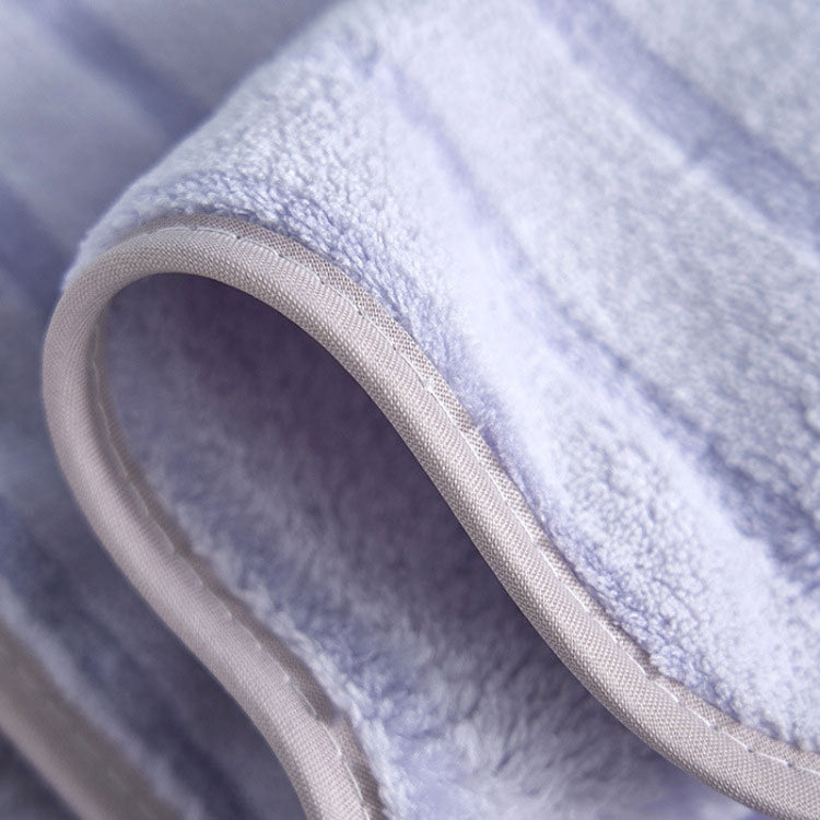 2pcs /Set Thickened Coral Velvet Bath Towel Beach Towel Soft Absorbent No Linting, 70x140cm+35x75cm