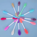 2pcs Dual Head Silicone Face Mask Brush Face Cleansing Massage Brush Mud Mask Applicator