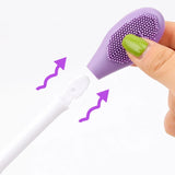 2pcs Dual Head Silicone Face Mask Brush Face Cleansing Massage Brush Mud Mask Applicator