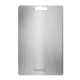 Stainless Steel Anti-Bacterial Anti-Mold Board Home Kitchen Thickened Chopping Board, 304 39x28cm, 304 46x30cm, 316 39x28cm, 316 46x30cm