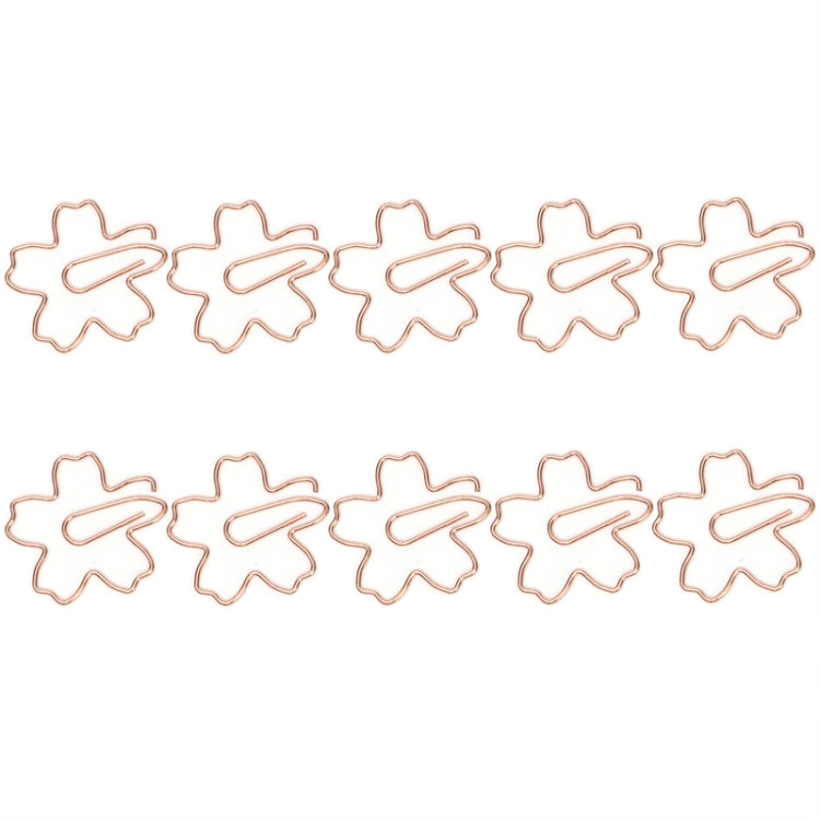 Metal Special-shaped Paper Clips File Classification And Storage Paper Clips, 10pcs /Box Sakura