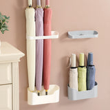 Umbrella Storage Rack Home Doorway Umbrella Drainage Holder Wall Mounted Shelf