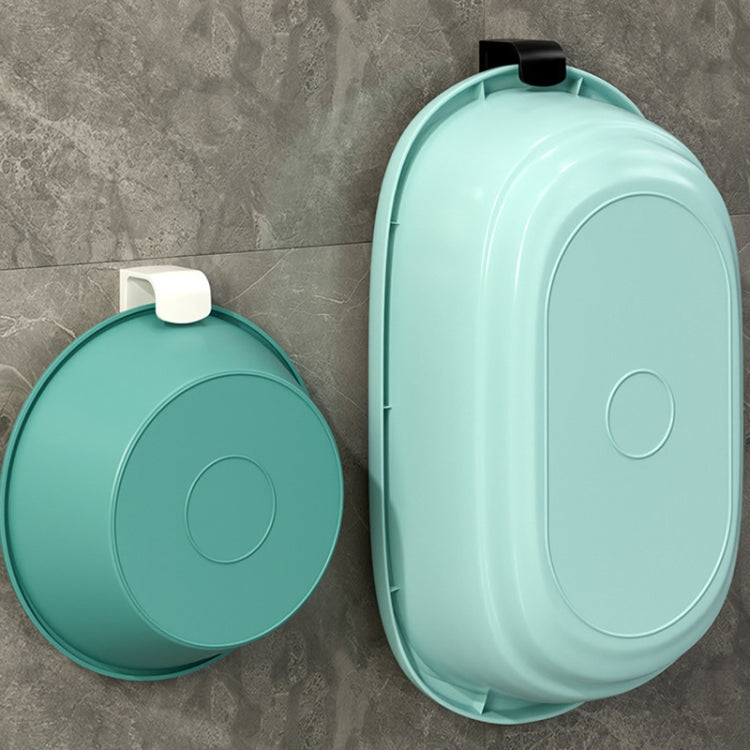 2pcs Bathroom Shelf No-Punch Washbasin Hook Kitchen Wall Mounted Storage Rack