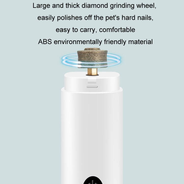 Pet Fully Automatic Nail Grinder With LED Light