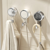 Bathroom Suction Cup Hooks Household Wall Mounted Hanging Organizer