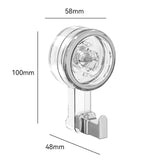 Bathroom Suction Cup Hooks Household Wall Mounted Hanging Organizer