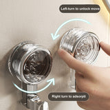 Bathroom Suction Cup Hooks Household Wall Mounted Hanging Organizer