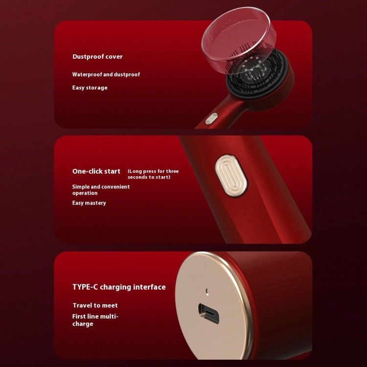 630nm Red Light Massage Comb Scalp Care Liquid Guide Hair Growth Instrument