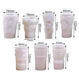 Christmas Tree Aromatherapy Candle Ornaments DIY Silicone Mold, C1 ZL-268-1, C1 ZL-268-2, C1 ZL-268-3, D1 ZL-269-1, D2 ZL-269-2, D3 ZL-269-3, D4 ZL-269-4