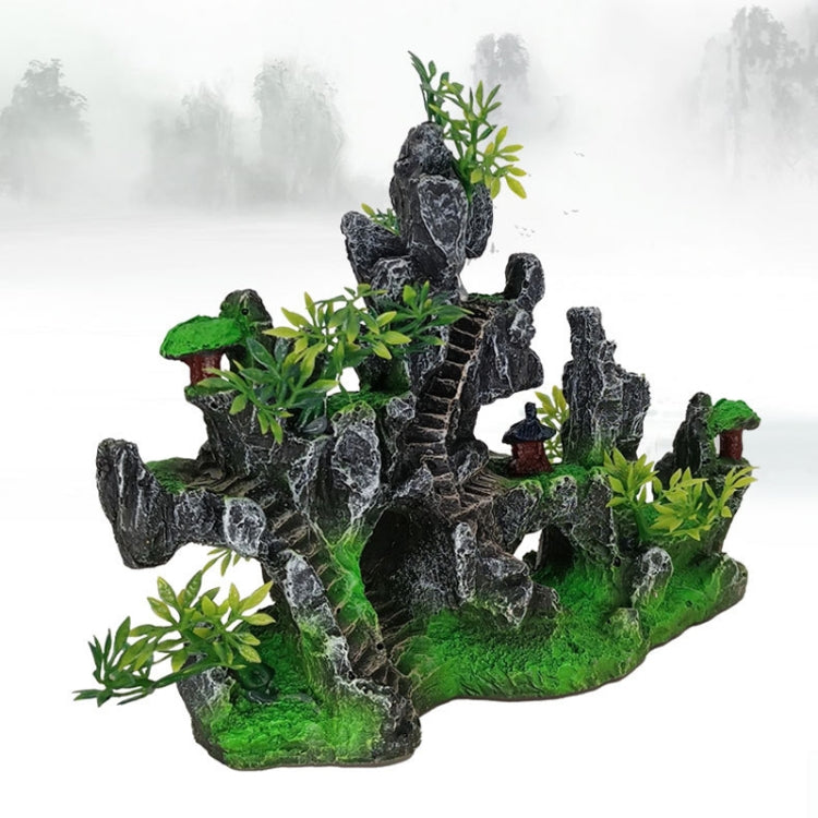 Resin Aquarium Fish Tank Landscaping Simulation Wigwam Decoration