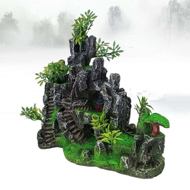 Resin Aquarium Fish Tank Landscaping Simulation Wigwam Decoration