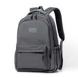 Solid Color Backpack Teenager School Bag Travel Shoulder Bag For Men Women