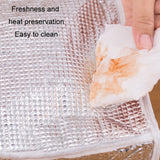 Thickened Portable Thermal Lunch Bag Waterproof Large Capacity Bento Bag With Badge