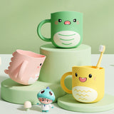 Water Mug Brushing Cup Baby Home Cute Cartoon Drop-Proof Eco-Friendly Dinosaur Cup