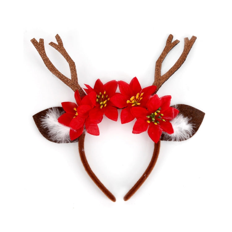 3D Cartoon Christmas Headband Christmas Party Decorations, Clown Hat, Double Crutches, Santas Legs, Christmas Hat, Long-legged Santas, Red White Plaid, Brown Antler Bow, Brown Antlers Flower, HOHOHO