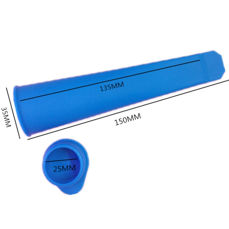 Food Grade Long Silicone Popsicle Ice Cream Molds, 6Colors / Set