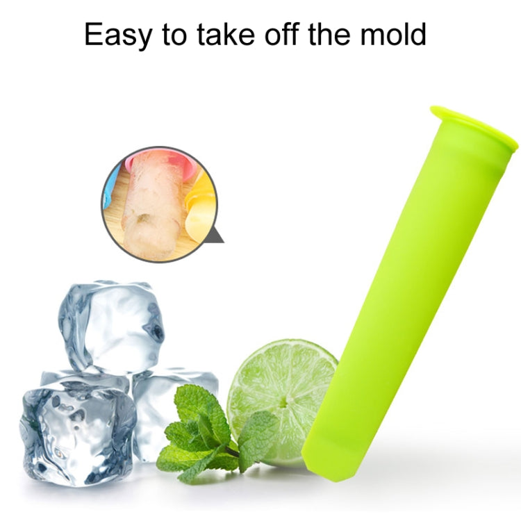 Food Grade Long Silicone Popsicle Ice Cream Molds, 6Colors / Set