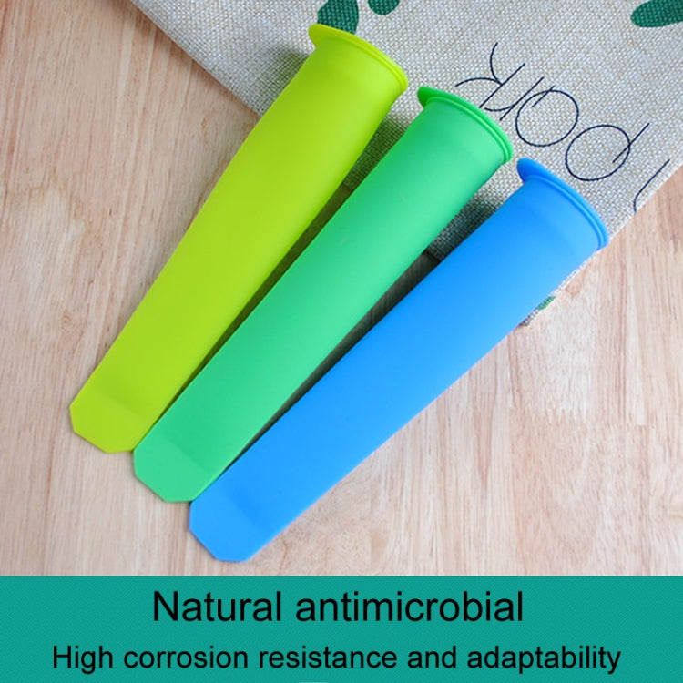 Food Grade Long Silicone Popsicle Ice Cream Molds, 6Colors / Set
