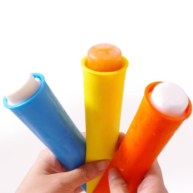 Food Grade Long Silicone Popsicle Ice Cream Molds, 6Colors / Set