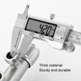 Washing Machine Faucet Splitter 1 Input 2 Output Dual Outlet Adapter 304 Stainless Steel Faucet, Blue Wheel, Plum Wheel