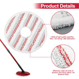 For Vileda Spin & Clean Mop Refill Pad Round Microfiber Replacement Cloth Cover