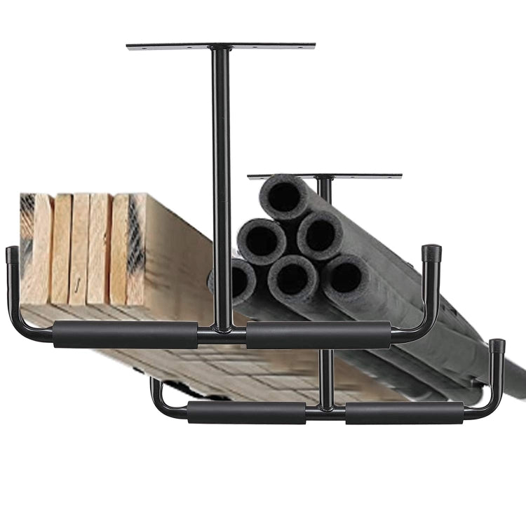 2pcs /Pack  Heavy Duty Ceiling Storage Hooks for Hanging Lumber Ladder Tool & Other Bulky Items
