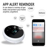 Tuya WiFi Gas Leak Detector With Temperature Clock Function