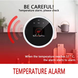 Tuya WiFi Gas Leak Detector With Temperature Clock Function