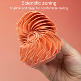 Double-Sided Silicone Cleaning Bath Brush Multifunctional Massage Shower Brush