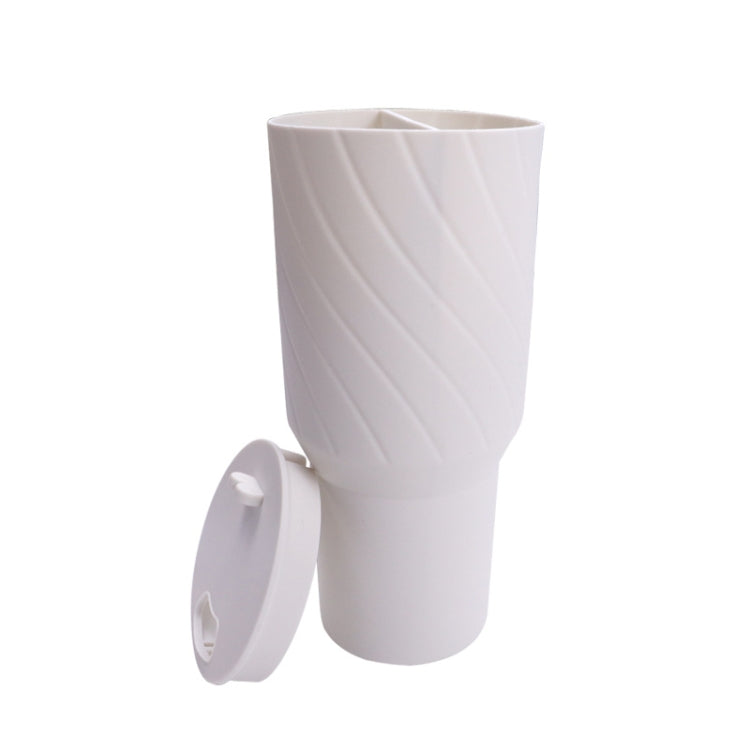 For Stanley Cup 2-divided Silicone Liner Compartment Cup, 40oz