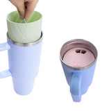 For Stanley Cup 2-divided Silicone Liner Compartment Cup, 40oz