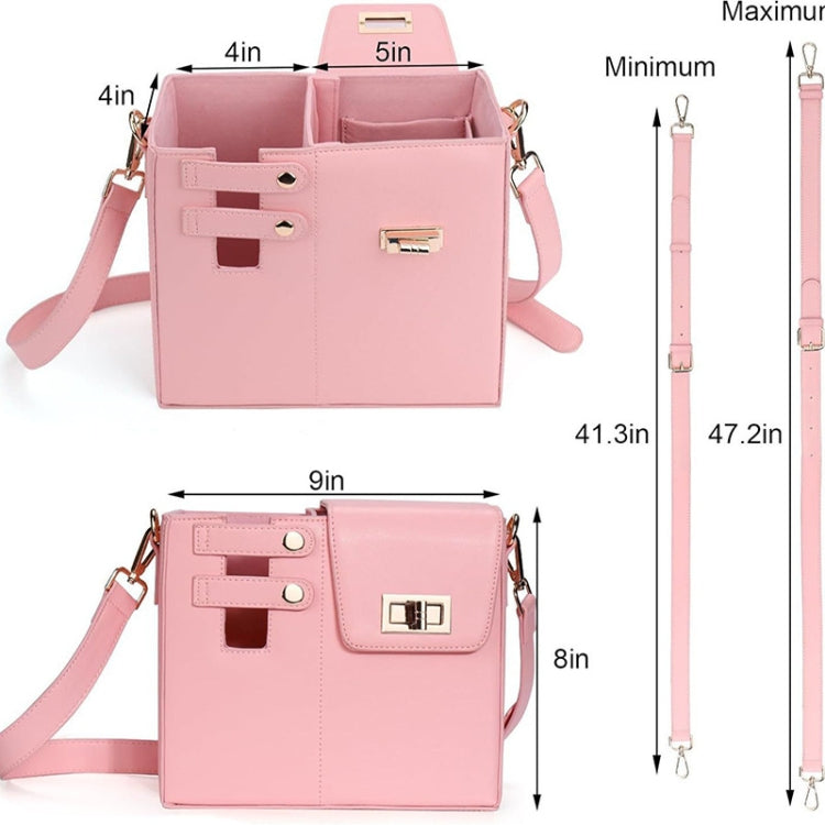 Women PU Leather Shoulder Bag Beverage Bottle Water Cup Bag For Stanley / Owala / Gatorade / Hydro Flask and Most Other Bottles