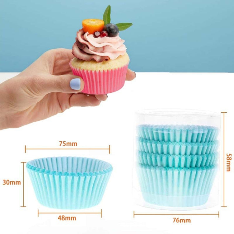 100pcs /Box Baking Utensils Cake Paper Cups Muffins Paper Cupcake Wrappers Oil-proof Chocolate Cake Tray