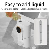 540ml Automatic Mouthwash Dispenser 3 Levels Quantitative with 2 Magnetic Cups, S7 White, S7 Black