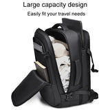 WEIXIER B724 Business Large Capacity Double-Shoulder Commuter Computer Bag Expandable Travel Backpack