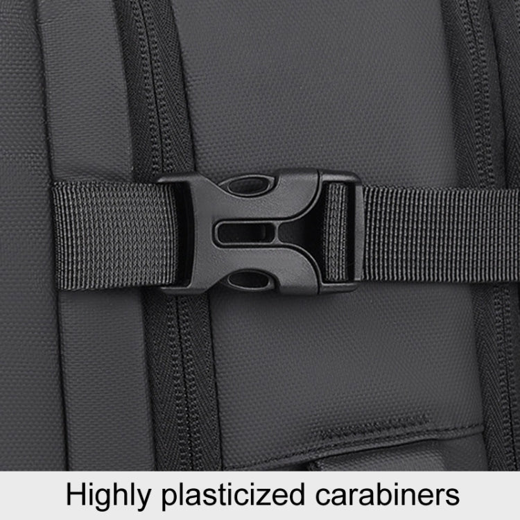 WEIXIER B724 Business Large Capacity Double-Shoulder Commuter Computer Bag Expandable Travel Backpack