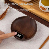 100g/0.1g Wood Electronic Tea Coffee Scale Kitchen Bar Scale