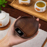 100g/0.1g Wood Electronic Tea Coffee Scale Kitchen Bar Scale